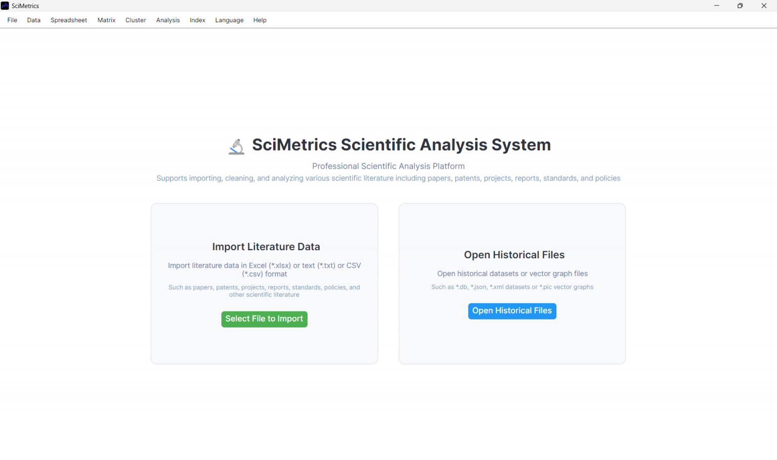 SciMetrics Preview